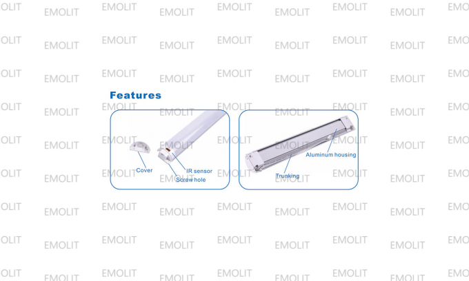 High Quality IR Sensor Dimmable and CCT LED Furniture Cabinet Lamp High Lumen CE Approval 2