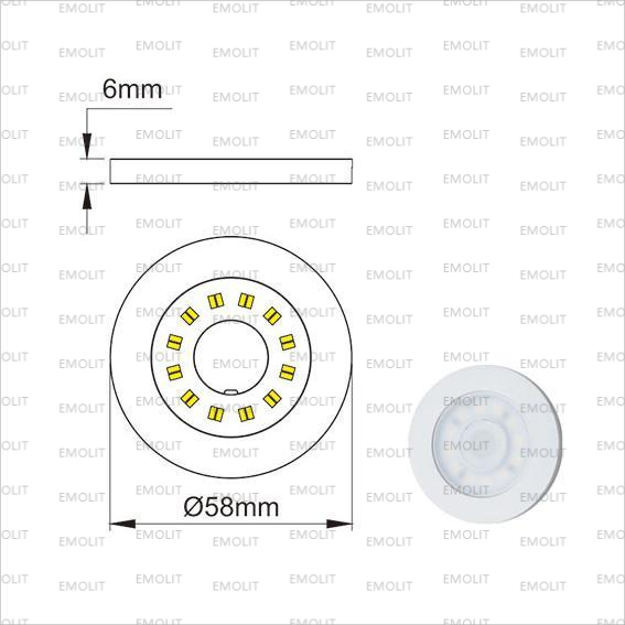 Super Slim Spot CCT LED Furniture Cabinet Lamp CE Approval 1