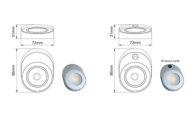 Sensor Swith COB LED Furniture Cabinet Lamp CE Approval 1