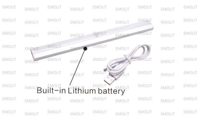 Aluminum Thin Base PIR Sensor Portable Rechargeable LED Lamp CE Approval 3