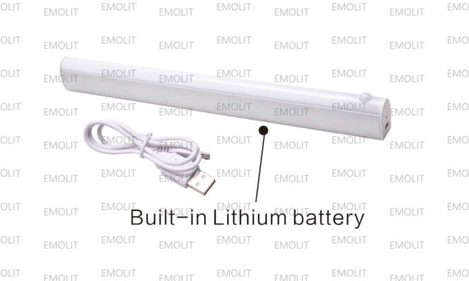 Aluminum Base High Lumen PIR Sensor Portable Rechargeable LED Lamp CE Approval 3
