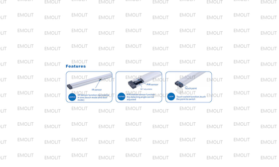 High Quality IR/PIR Sensor Dimmable LED Furniture Cabinet Lamp High Lumen CE Approval