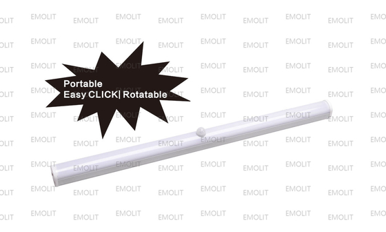 Aluminum Rotation Base PIR Sensor Portable Rechargeable LED Lamp CE Approval