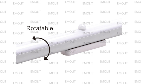 Aluminum Rotation Base PIR Sensor Portable Rechargeable LED Lamp CE Approval