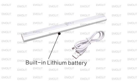 Aluminum Thin Base PIR Sensor Portable Rechargeable LED Lamp CE Approval