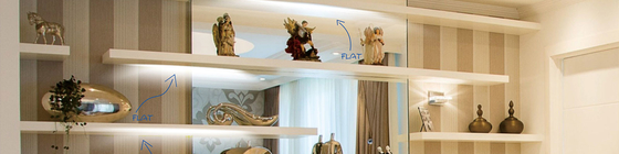 Aluminium Panel Light For Furniture Shelf CE Approval