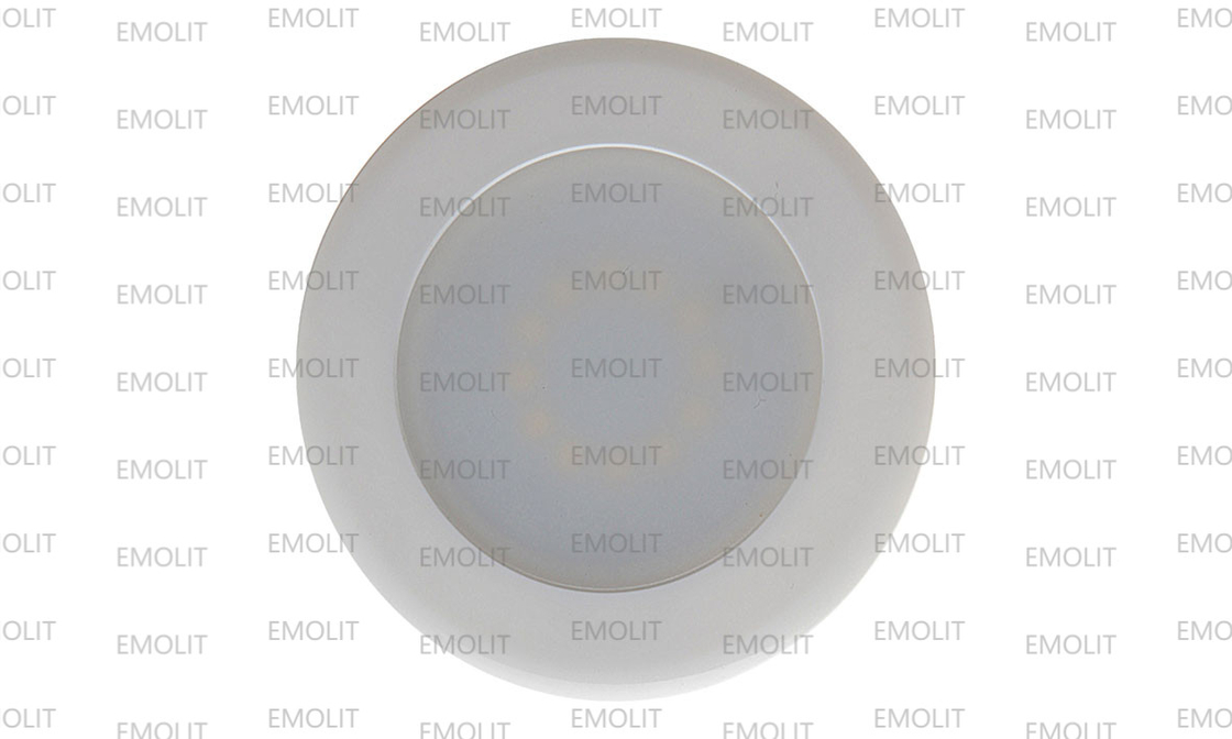 Spring Clip Recesseed High Voltage IP44 Round LED Furniture Cabinet Lamp CE Approval